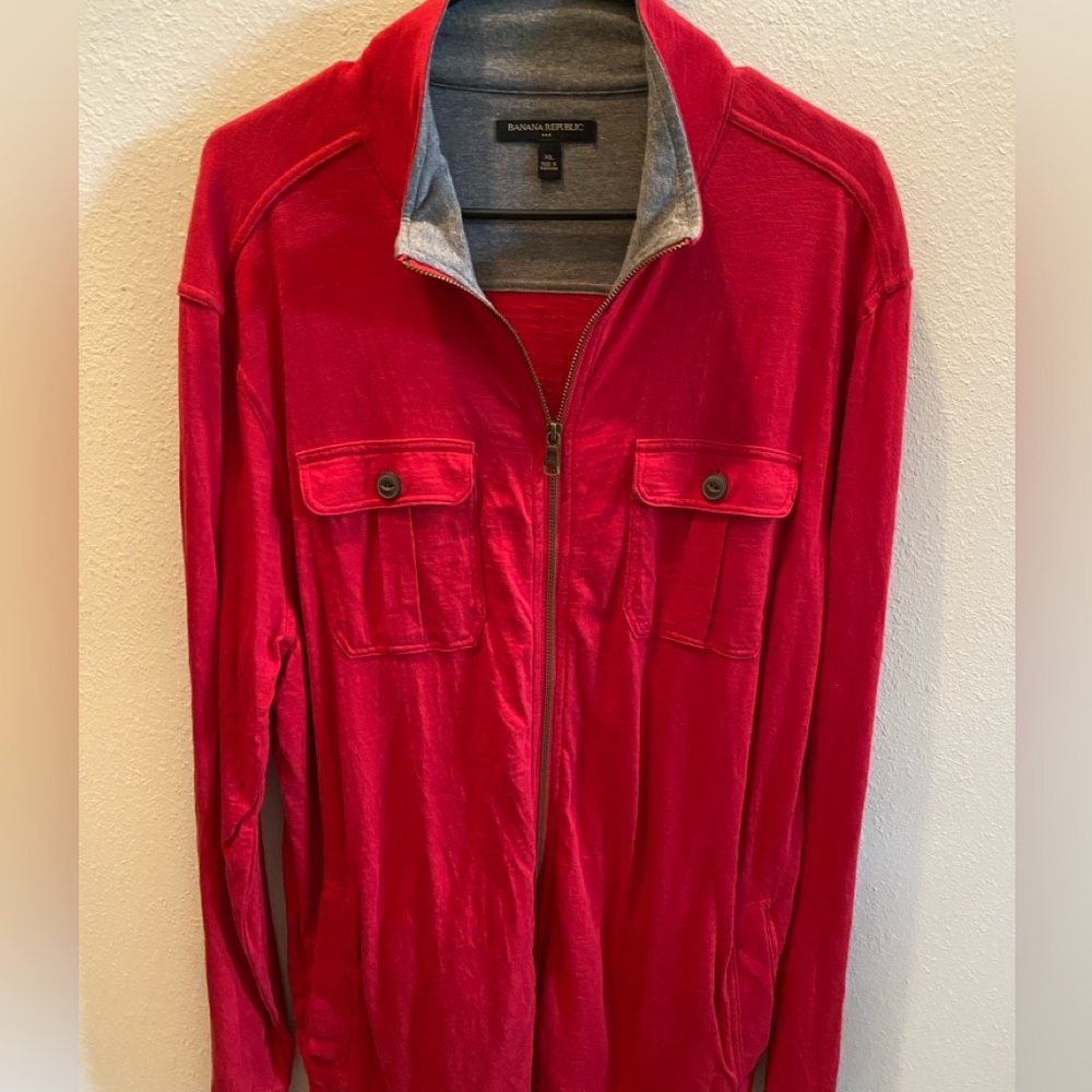 Banana Republic Zip Up Sweater